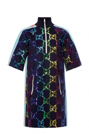 Sequinned-logo dress, zdjęcie 1 Sequinned-logo dress od Gucci